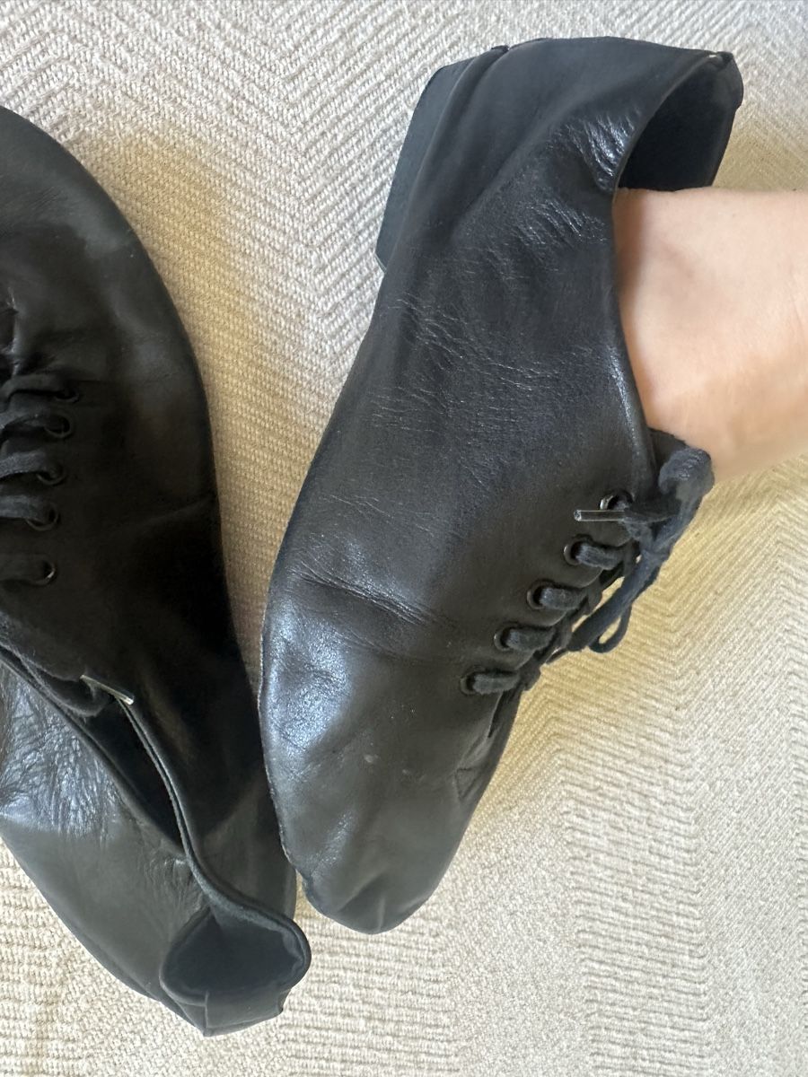 Chaussures hommes: Dance shoes leather black size 38 used – D'occasion à Zürich par car_68nt 1