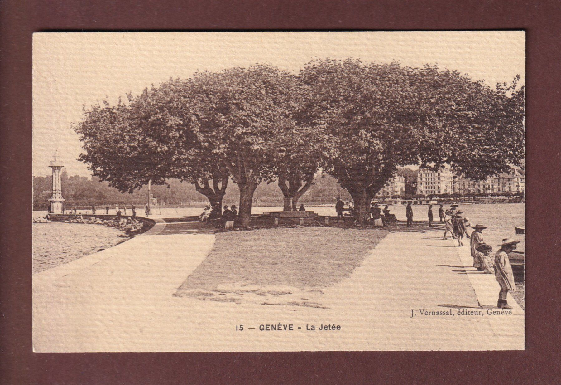 Cartoline postali: GENEVE - La Jetée – Usato da Pully venduto da nicecards-shop