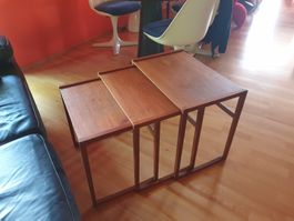 Dänische Teak Satztische von Kai Kristiansen