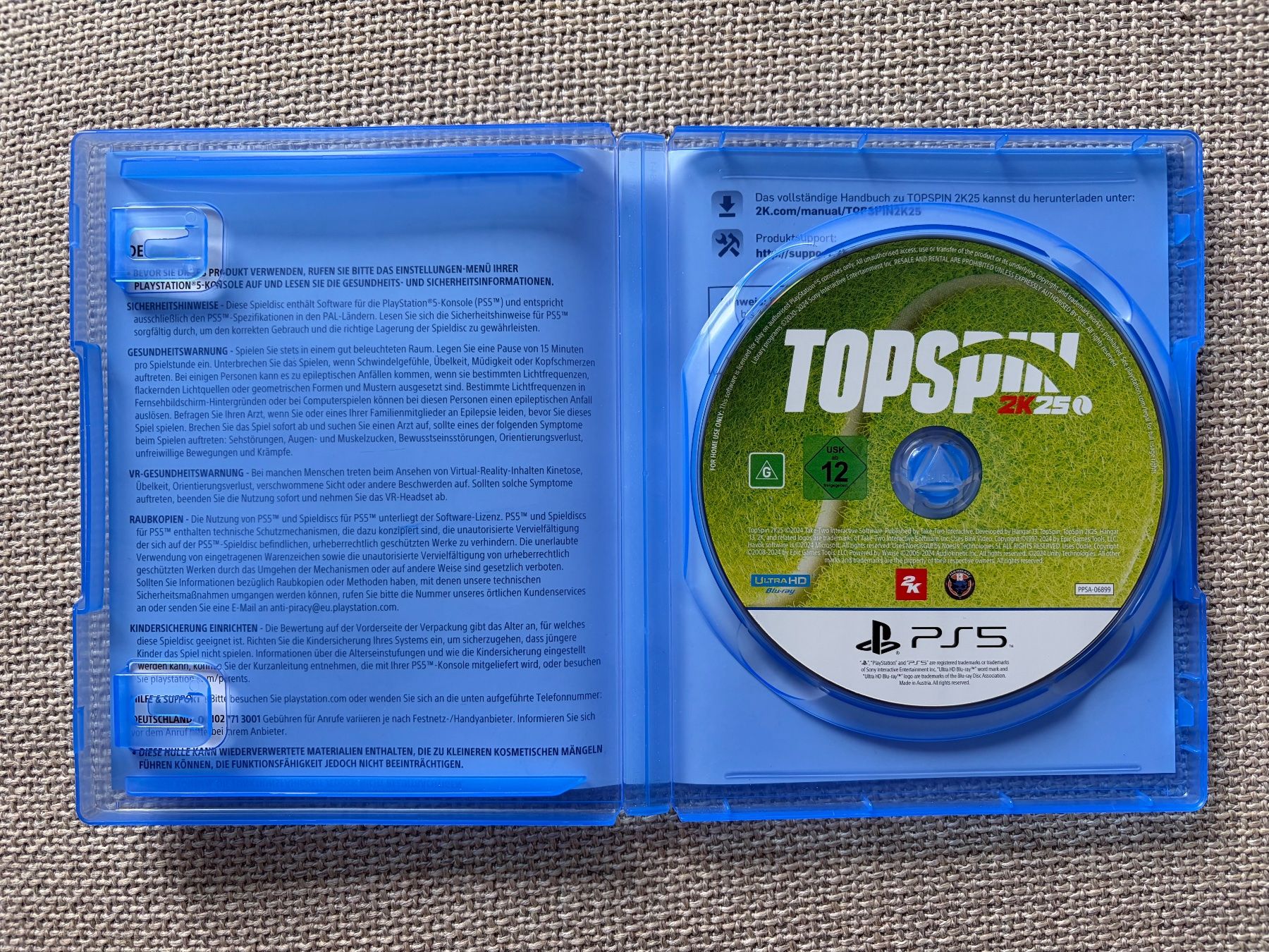Giochi: Top Spin 2K25 (PS5) – Usato da Volketswil venduto da GLantern 1