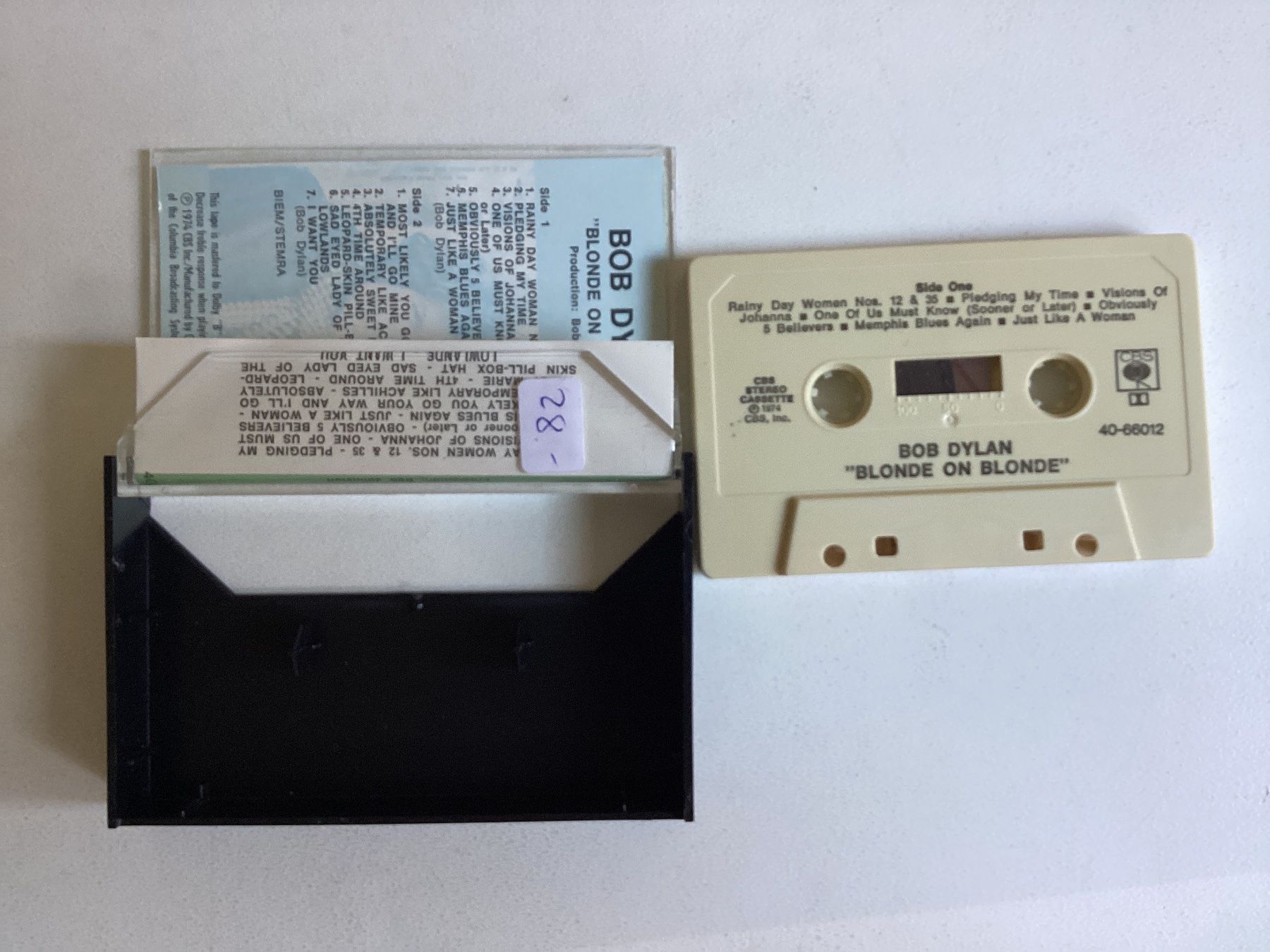 Musicassette: Bob Dylan MC - Blonde On Blonde – Usato da Gutenswil venduto da Hamzian 1