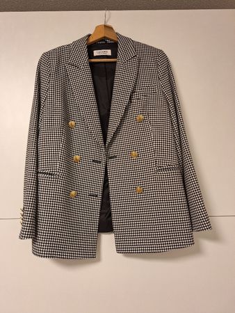 LAVARD Damenblazer schwarz weiss Gr. 38