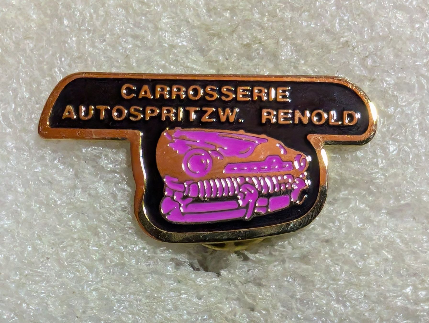 Placchette & Badge: Ansteckpin 221: Autospritzwerk Renold – Usato da Oppligen venduto da Pin-Fall-Shop