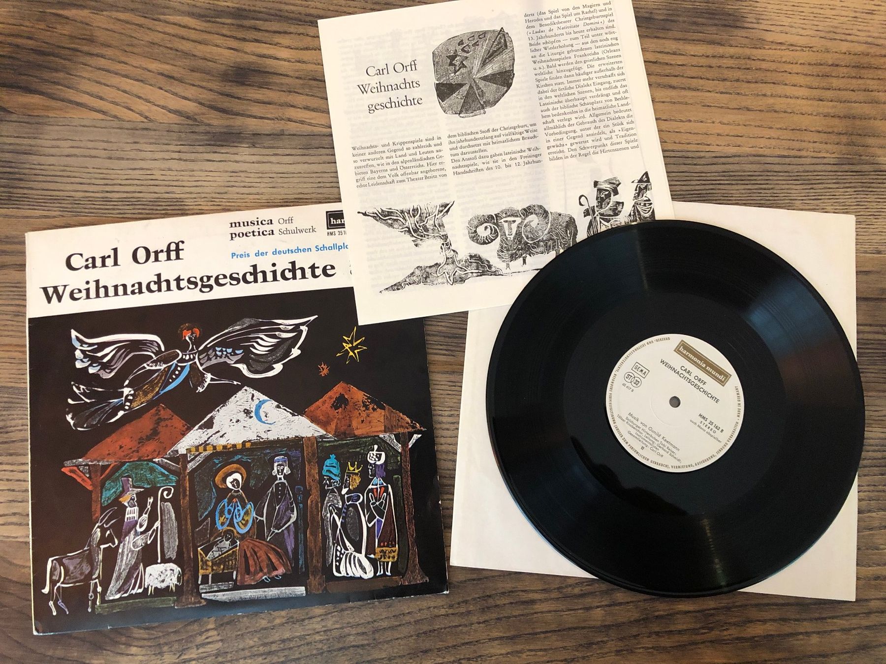 Dischi in vinile: LP Weihnachtsgeschichte Carl Orff – Usato da Berg am Irchel venduto da Zweiti_Chance
