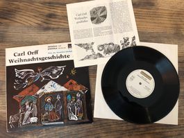 LP Weihnachtsgeschichte Carl Orff