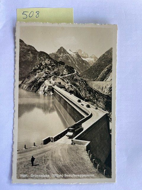 Cartoline postali: alte Ansichtskarte Grimsel-Stausee – Usato da Niederwil AG venduto da dahu75