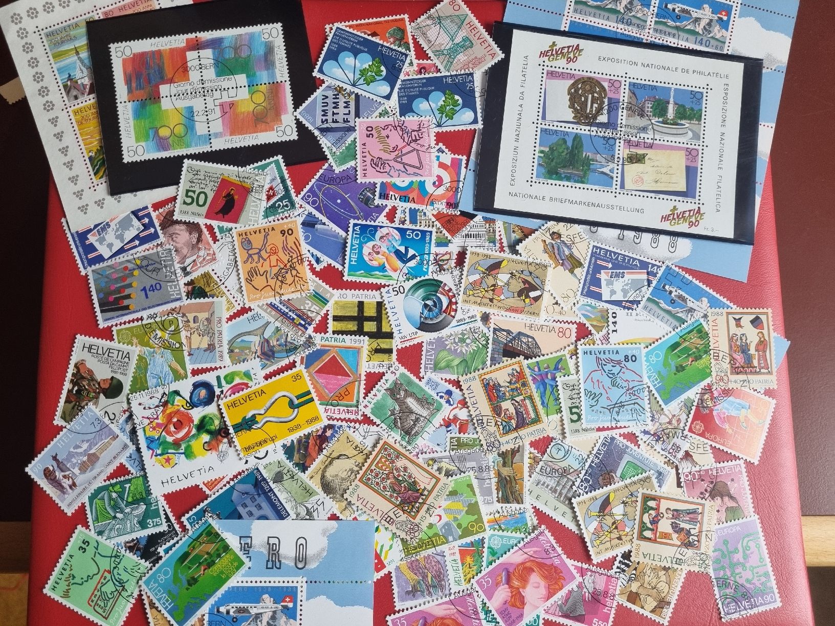 Alle Briefmarken: LOT SCHWEIZ - MODERN - ET.- STEMPEL  – Gebraucht aus Heimenschwand von rog_p7h9
