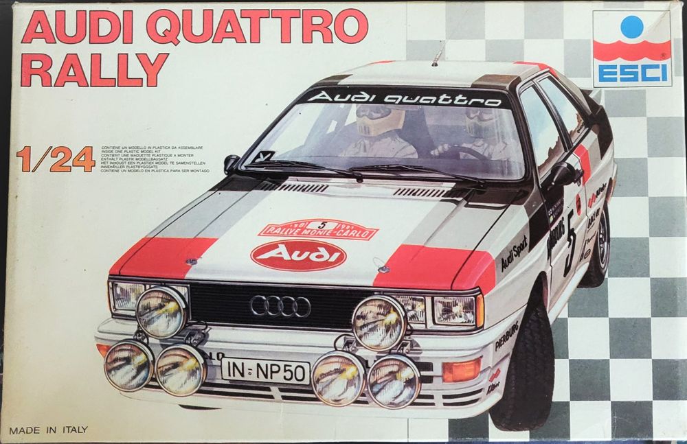 Tamiya 1983 Audi Quattro Rally Car Built Kit - Spotlight Hobbies