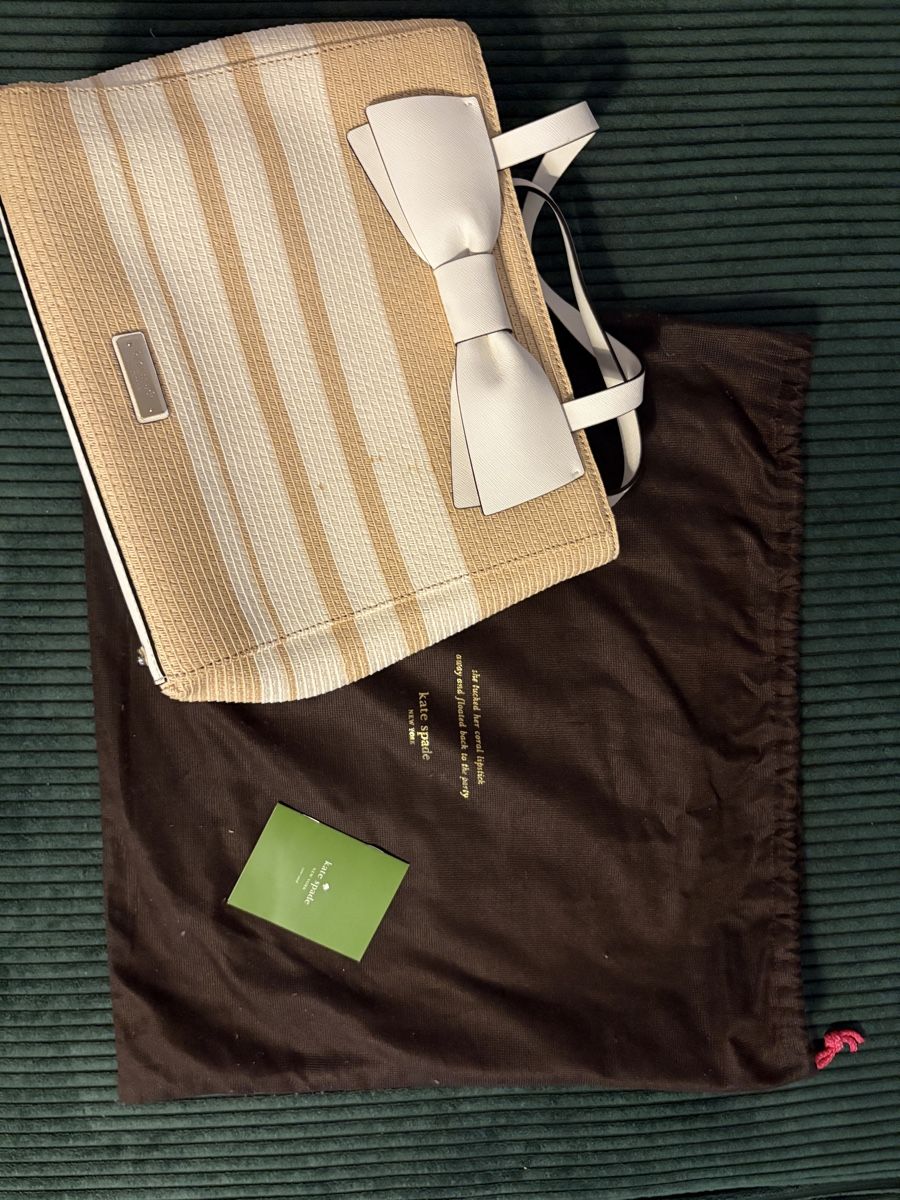 Kate Spade Borse da donna: Handtasche Kate Spade beige gestreift – Nuovo (secondo la descrizione) da Winterthur venduto da nic_x97t 1