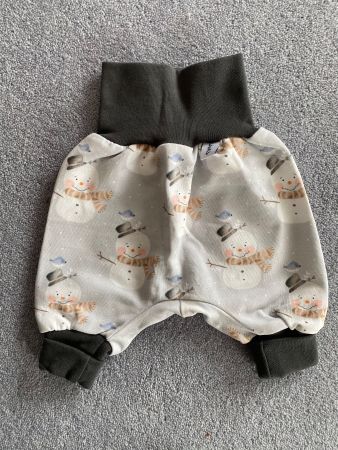 Süsse Pumphose Schneemann 50/56