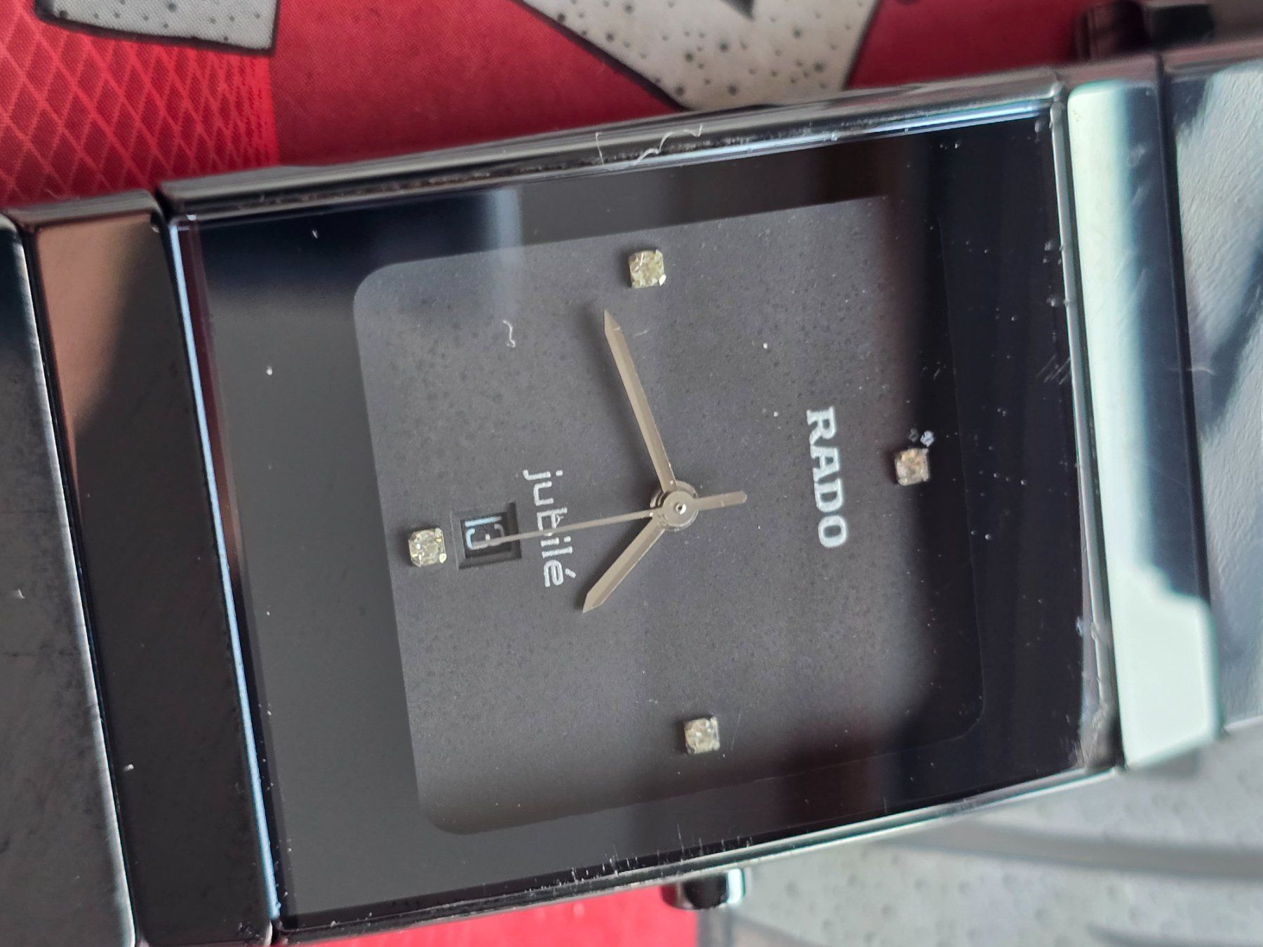Rado Orologi: 448  Rado Jubile Date Diamonds Ceramic – Usato da Muri AG venduto da Corredor 1