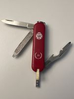 Victorinox Offiziersmesser TCS 25 Jahre Jubiläum Rot Guter Z