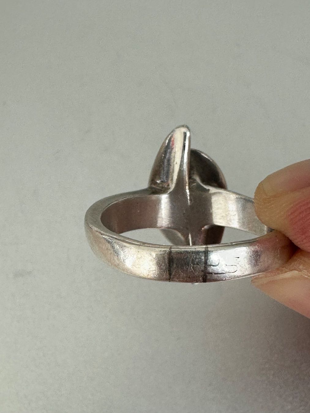 Anelli: Vintage Großer Silber Ring: ca. 67 – Usato da Onex venduto da Antiqueshow 5