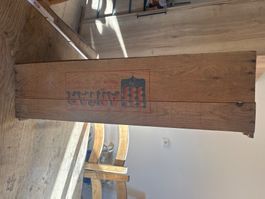 Caisse bois pour bidon huile antar ancienne