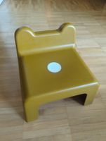 Tabouret enfant couleur moutarde bon état