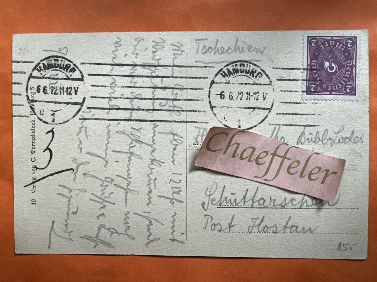 Cartoline postali: Ansichtskarte 1911 Hamburg Jungfernstieg  – Usato da Zürich venduto da Chaeffeler 1