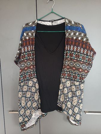 Desigual Shirt, 2-lagig, Grösse S Damen Sommer Ethno