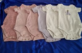 6x Baby Bodys Gr. 74/80 Sommer/Frühling