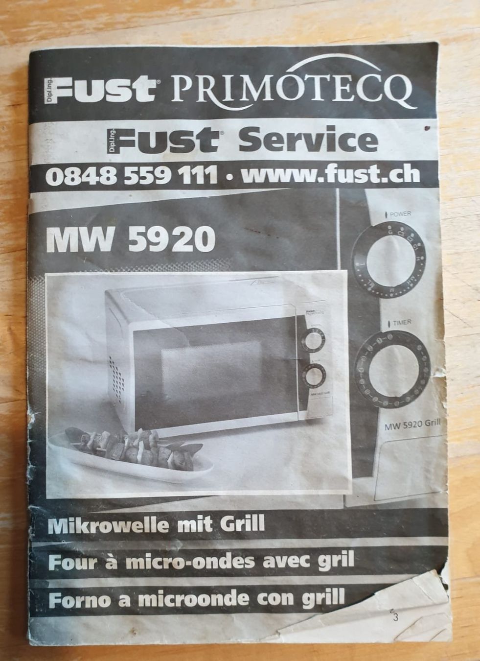 Primotecq Elettrodomestici da cucina: Mikrowelle Primoteq MW 5920 – Usato da Hägglingen venduto da Movebox 3