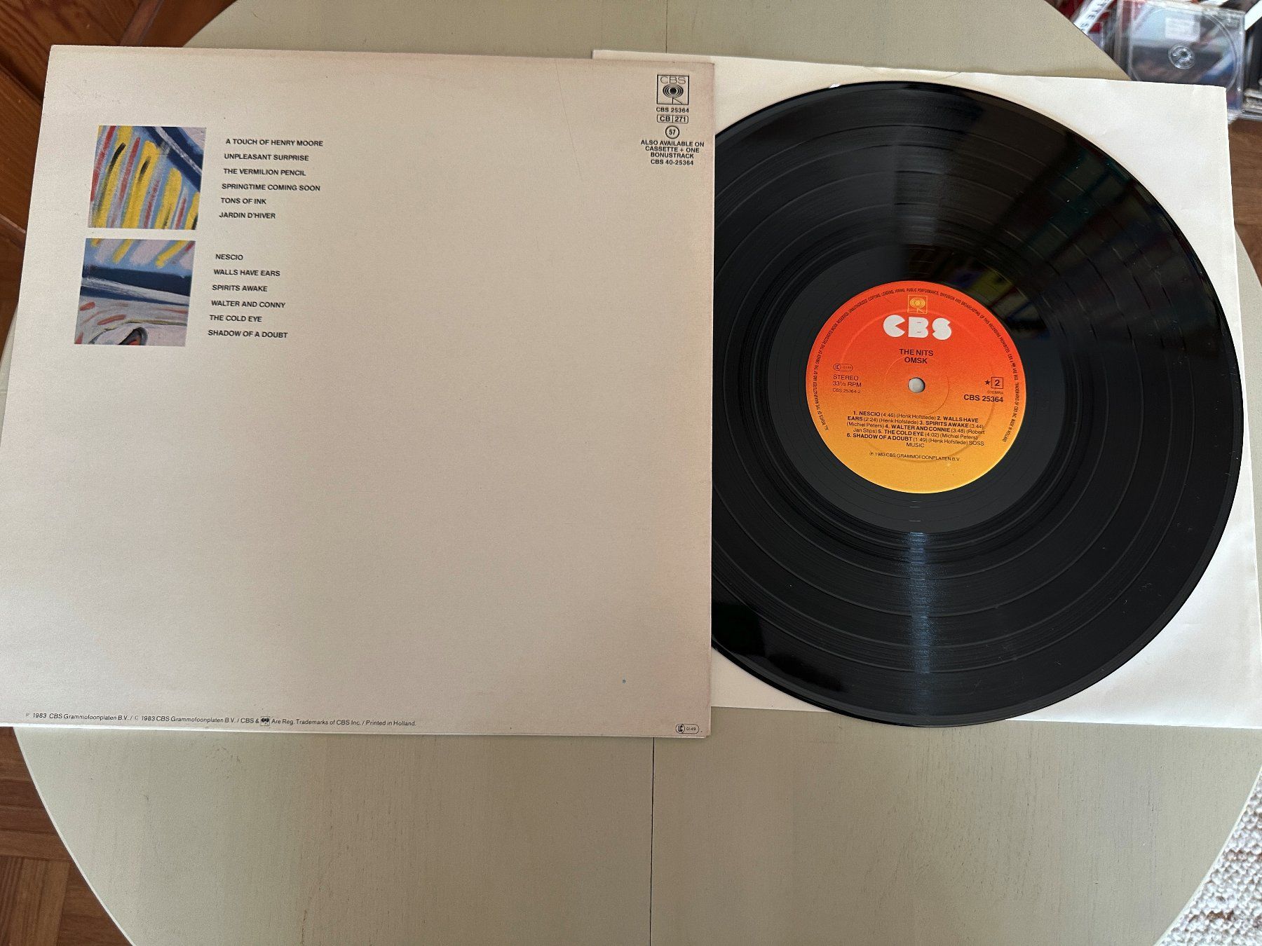 Schallplatten: NITS  Kult LP OMSK  Top Hit inkl. orginal Text Innenhüllen – Gebraucht aus Basel von Partridge 1