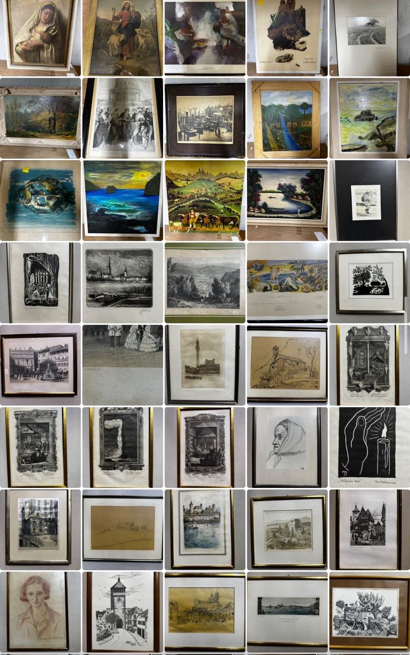 Tableaux: 4000 Bilder ca Sammlung aus Nachlass – D'occasion à Regensdorf par mat_yyd9 5
