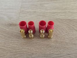 Goldstecker 6mm verpolsicher
