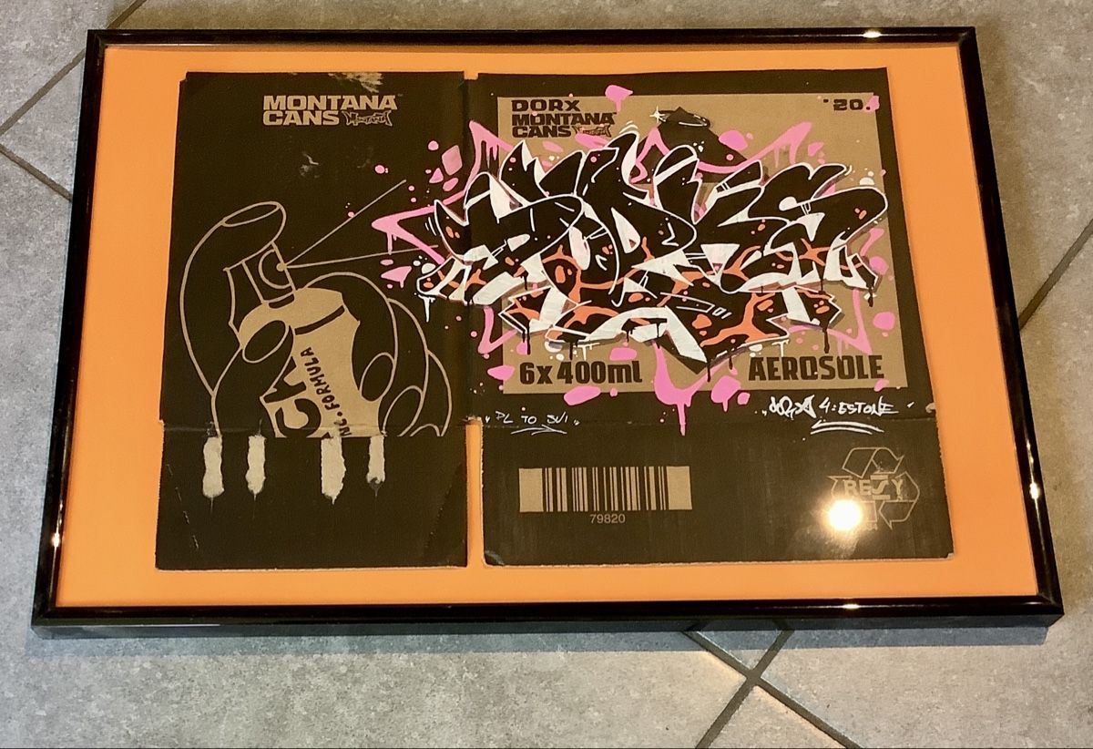 Foto & Immagini: Graffiti von Dorx One auf Karton gerahmt – Nuovo (secondo la descrizione) da zürich venduto da NickLos_26 1