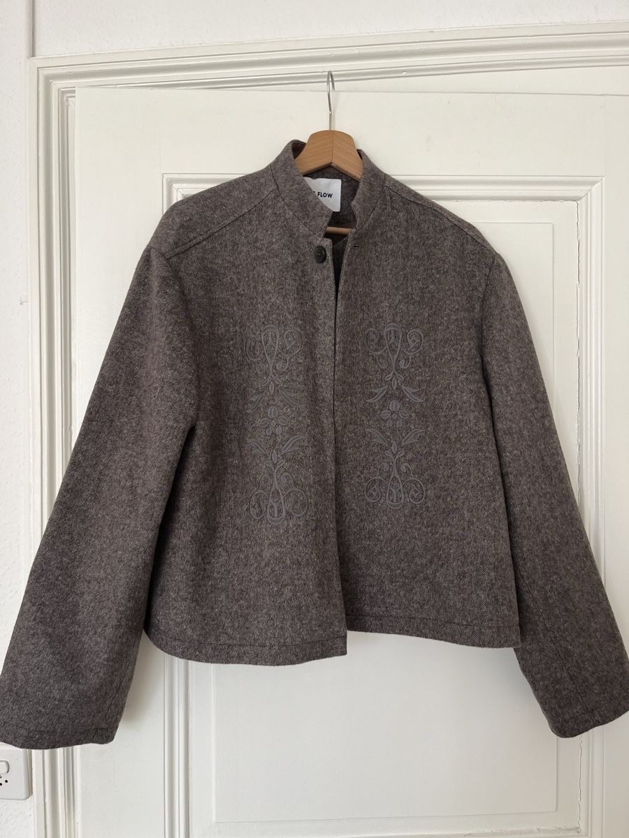Giacche: Wolljacke Same Flow Grau/Beige – Nuovo e nell'imballaggio originale da Basel venduto da cat_25m7