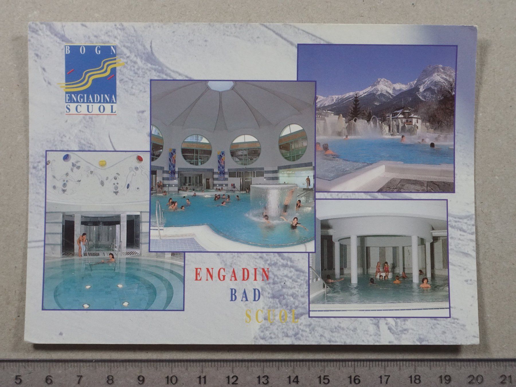 Cartoline postali: Scuol, 1994 – Usato da Lenzburg venduto da fh1