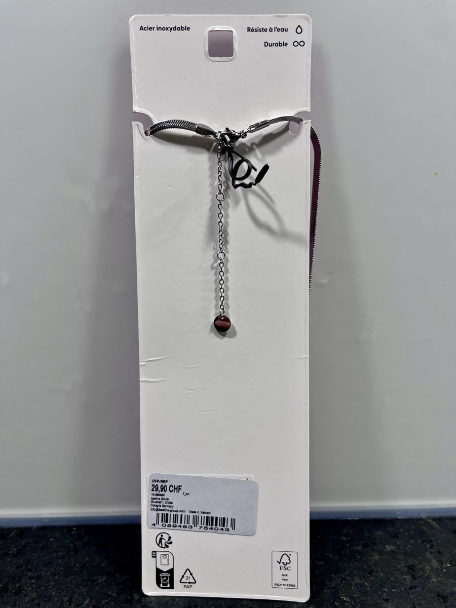 Catenine: Silberfarbiges Collier / Halskette – Nuovo e nell'imballaggio originale da Brig venduto da Summer-Chind 1