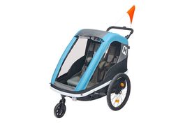 Velo Anhänger Hamax Avenida - Fahrrad Anhänger für 2 Kinder