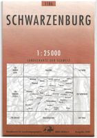 Swisstopo-Karte 1:25'000 1186 Schwarzenburg