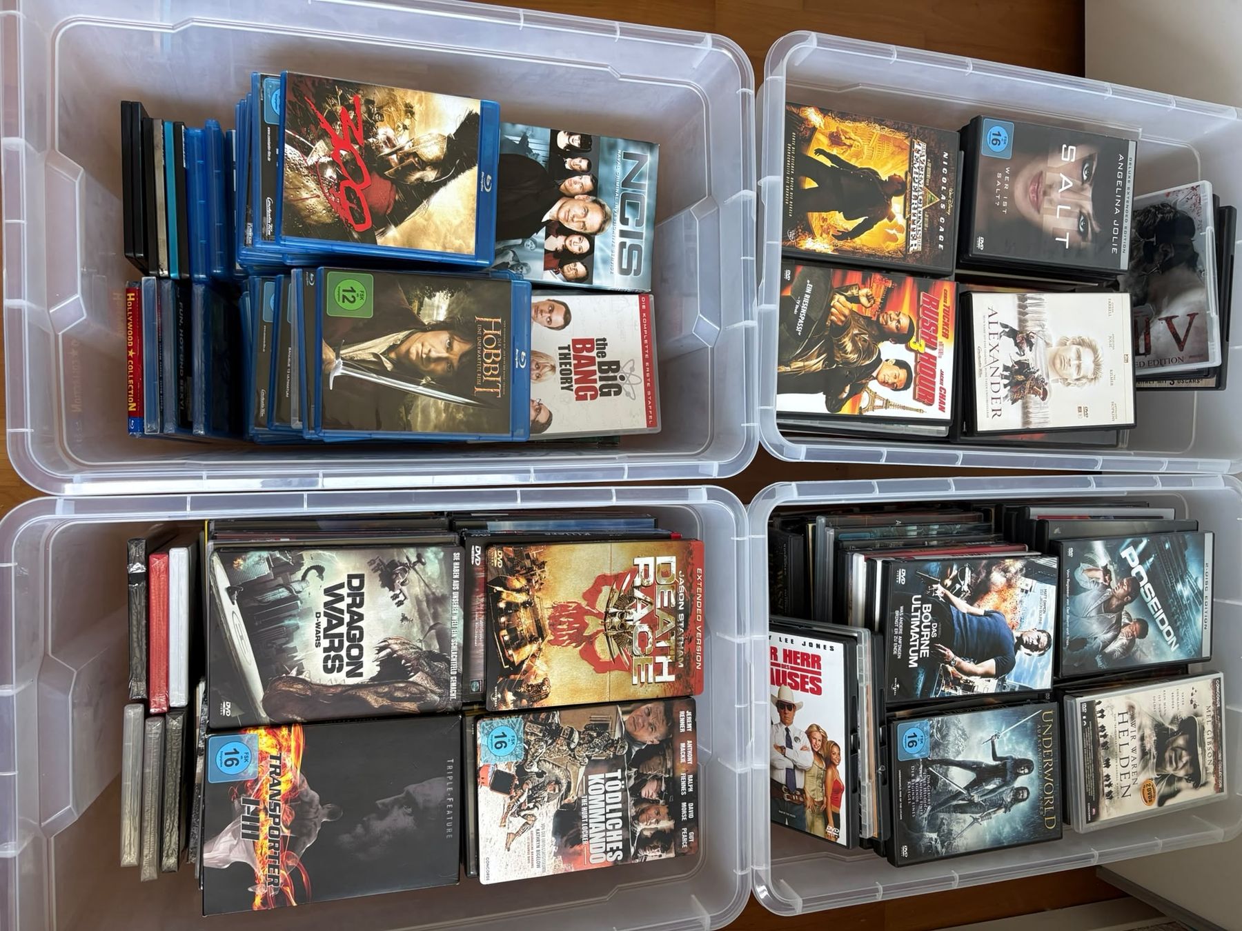 Tous les DVDs: DVD Sammlung mit einzelnen Blue-Rays – D'occasion à Biel/Bienne par TuescherS 1