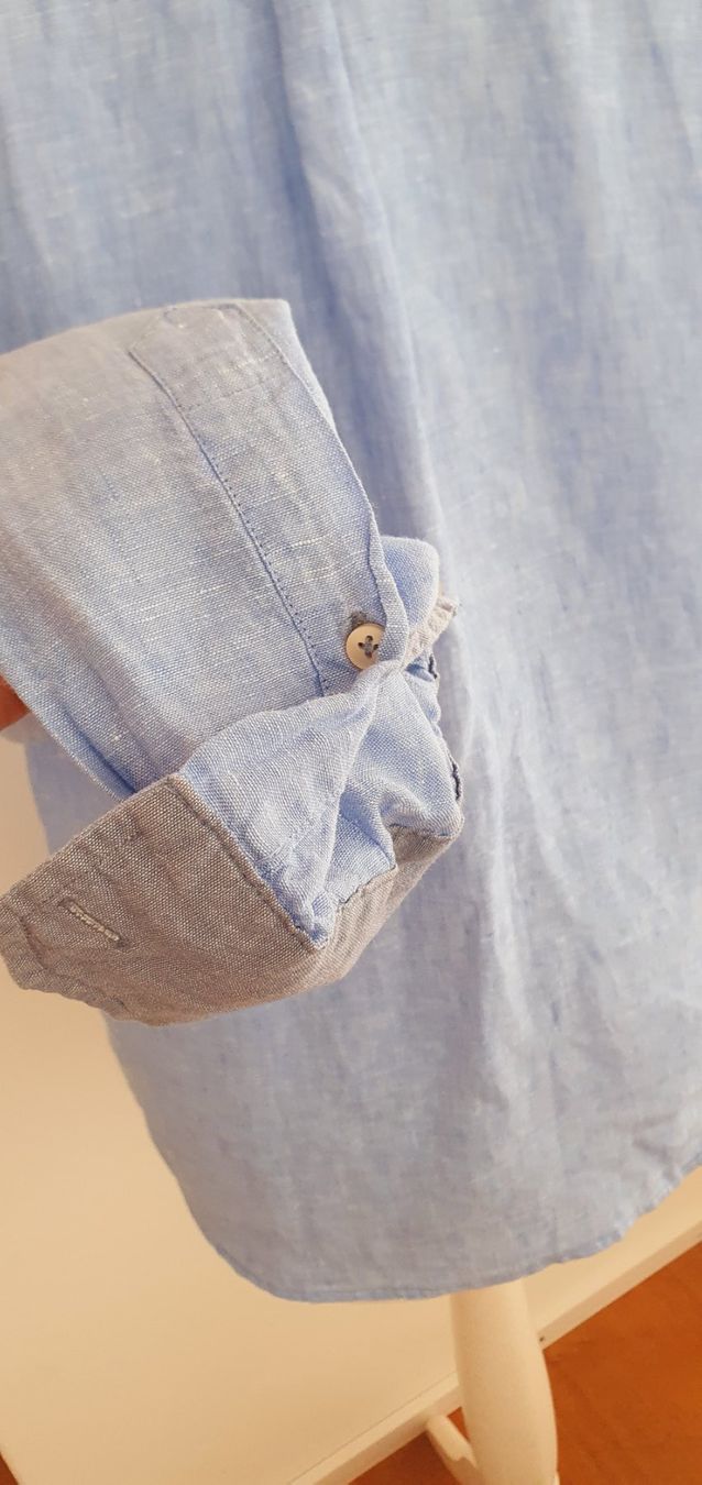 Chemises: Leinen Hemd 100% Gr. M hellblau – D'occasion à Stansstad par InStyle8 5