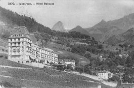 Souvenir de MONTREUX - Hotel BELMONT 1922