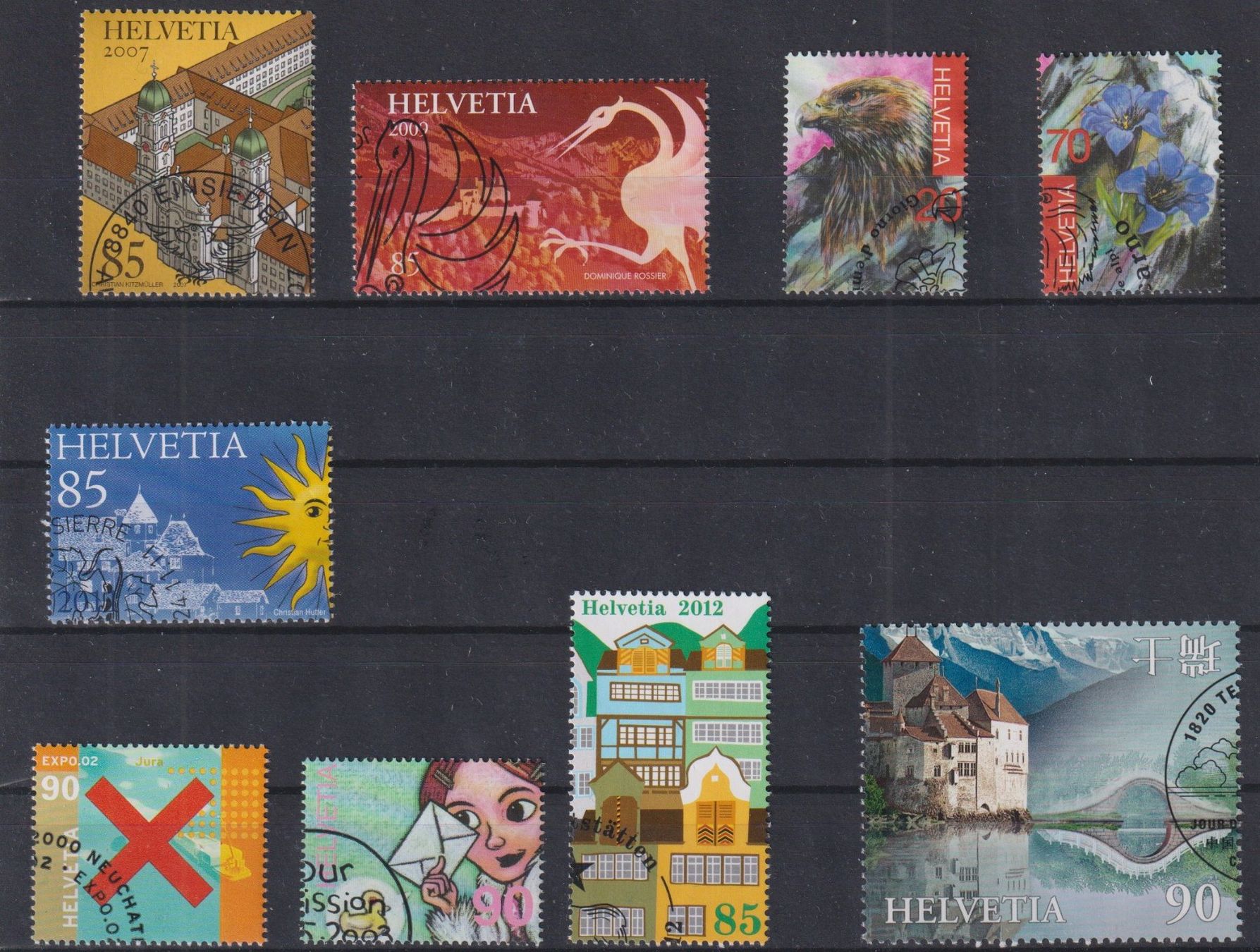 Tutti i francobolli: E94) Lot Einzel aus Block – Usato da Claro venduto da Chanty7