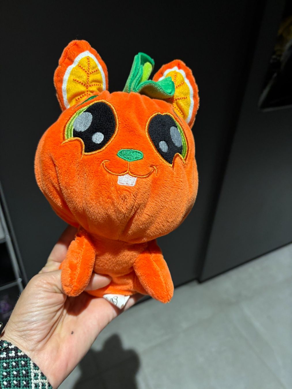 Spielzeuge: Petite peluche réversible animal ou fruit – Gebraucht aus Salvenach von gwenwywar
