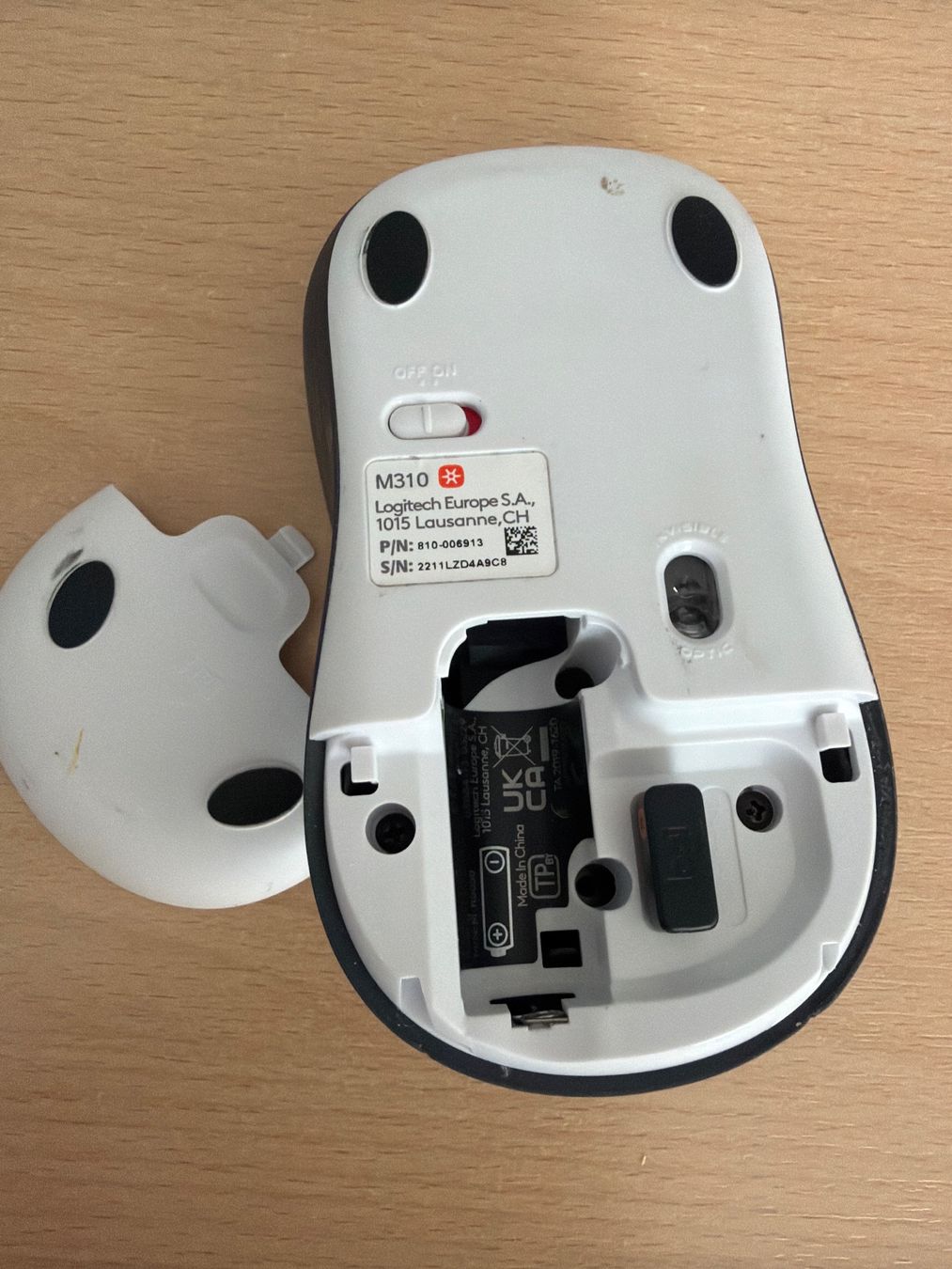 Logitech Mouse: Logitech M310 Wireless Mouse - Funktioniert einwandfrei! – Usato da Attelwil venduto da Canelle67 2