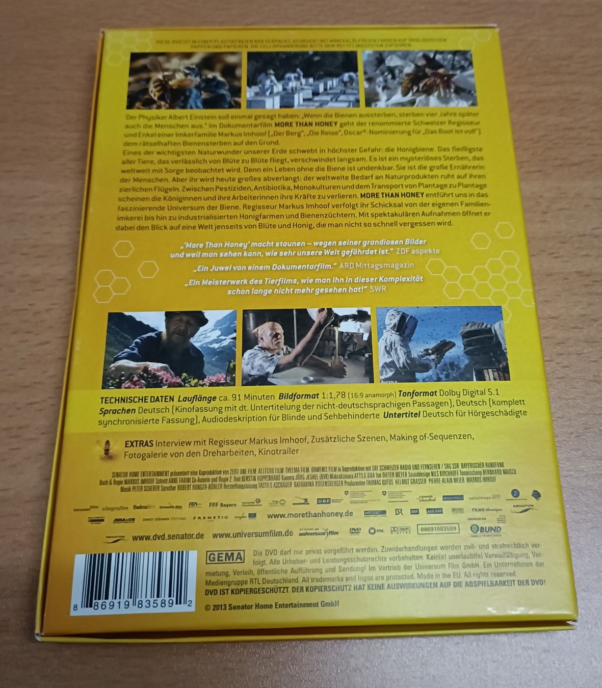 Tutti i DVDs: More Than Honey – Usato da Köniz venduto da Movieportal007 2