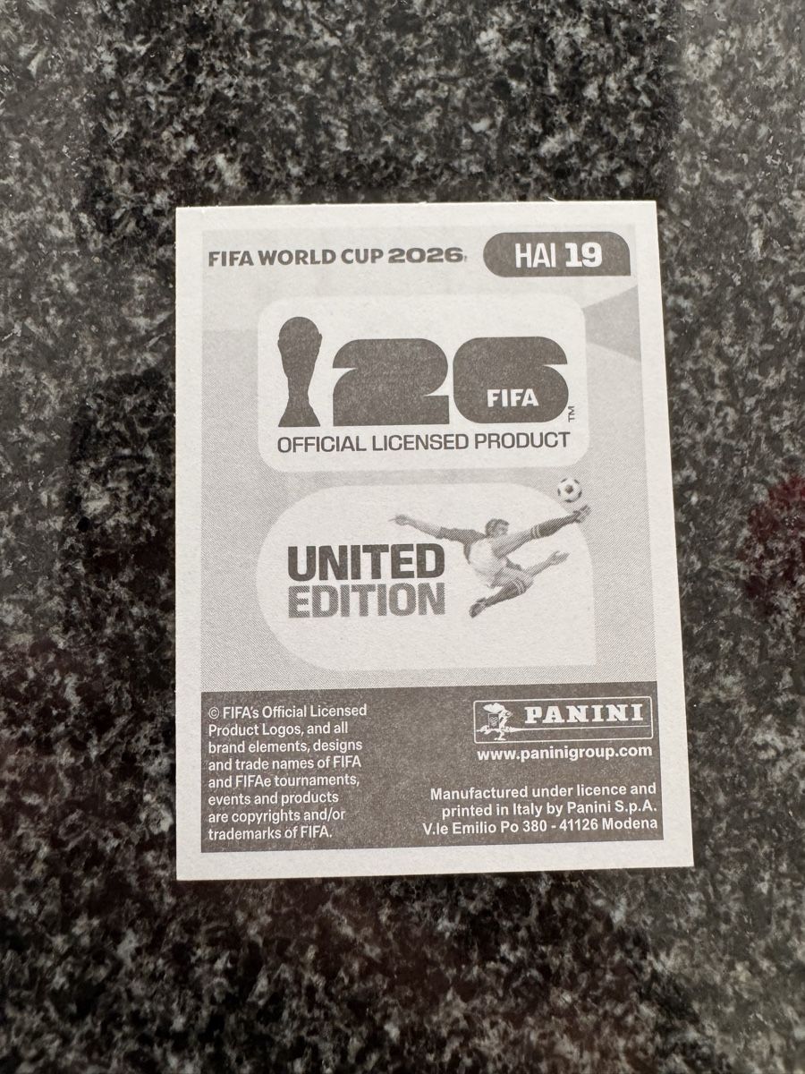 Panini Carte collezionabili: Panini - WM 2026 - HAI 19 - Sticker – Nuovo (secondo la descrizione) da Wetzikon ZH venduto da thayreen 1