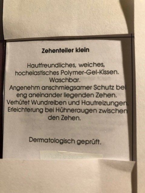 Pedicure: Zehenteiler  Klein... – Nuovo (secondo la descrizione) da Nottwil venduto da Frontal 2