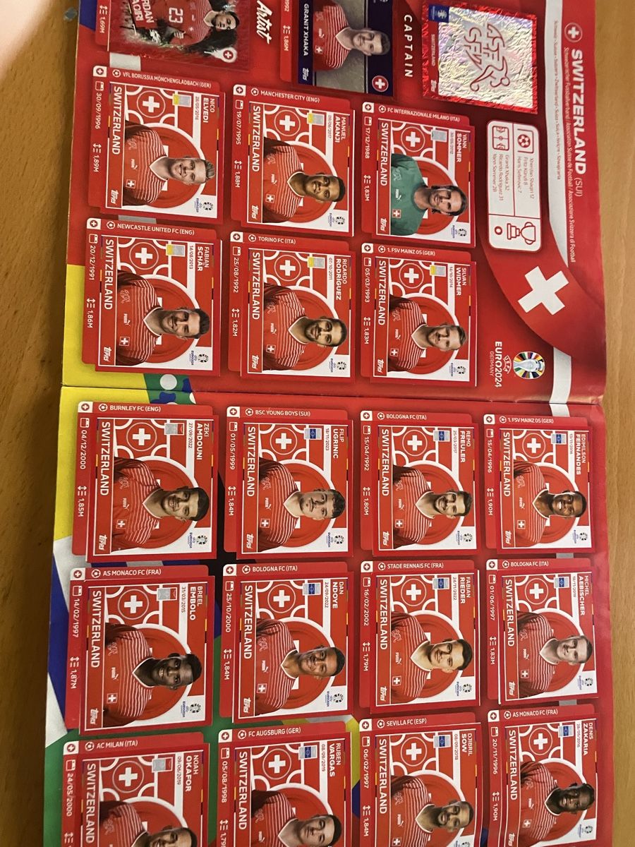 Topps Album: Topps Heft 2024 fast voll!! – Usato da Wolfenschiessen venduto da Teufel2 2