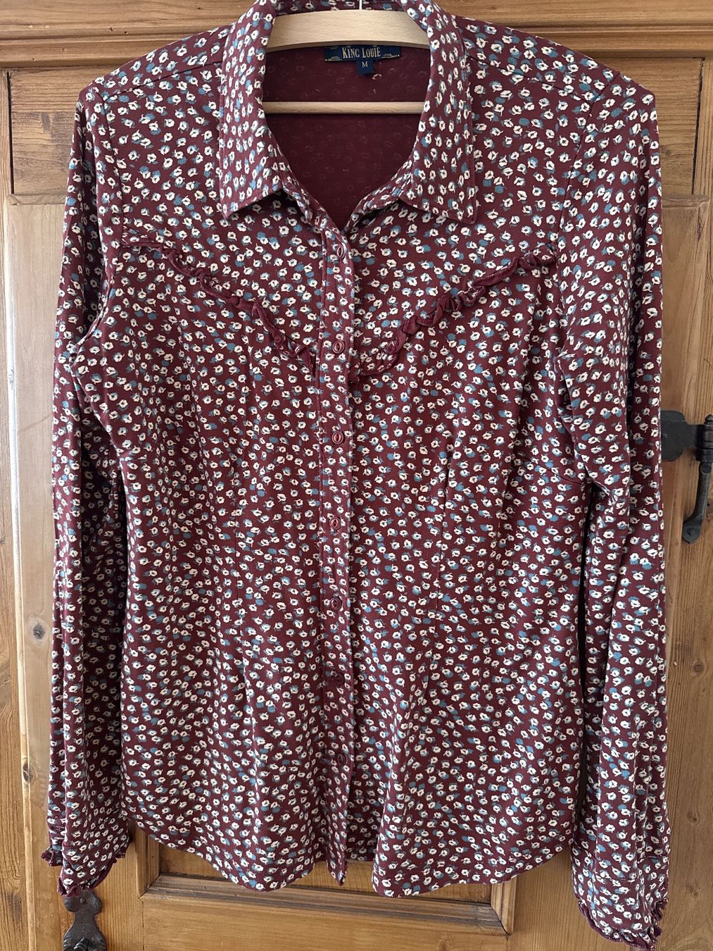 King Louie Camicette: Damen Bluse King Louie Gr. M – Usato da Winterthur venduto da britsi
