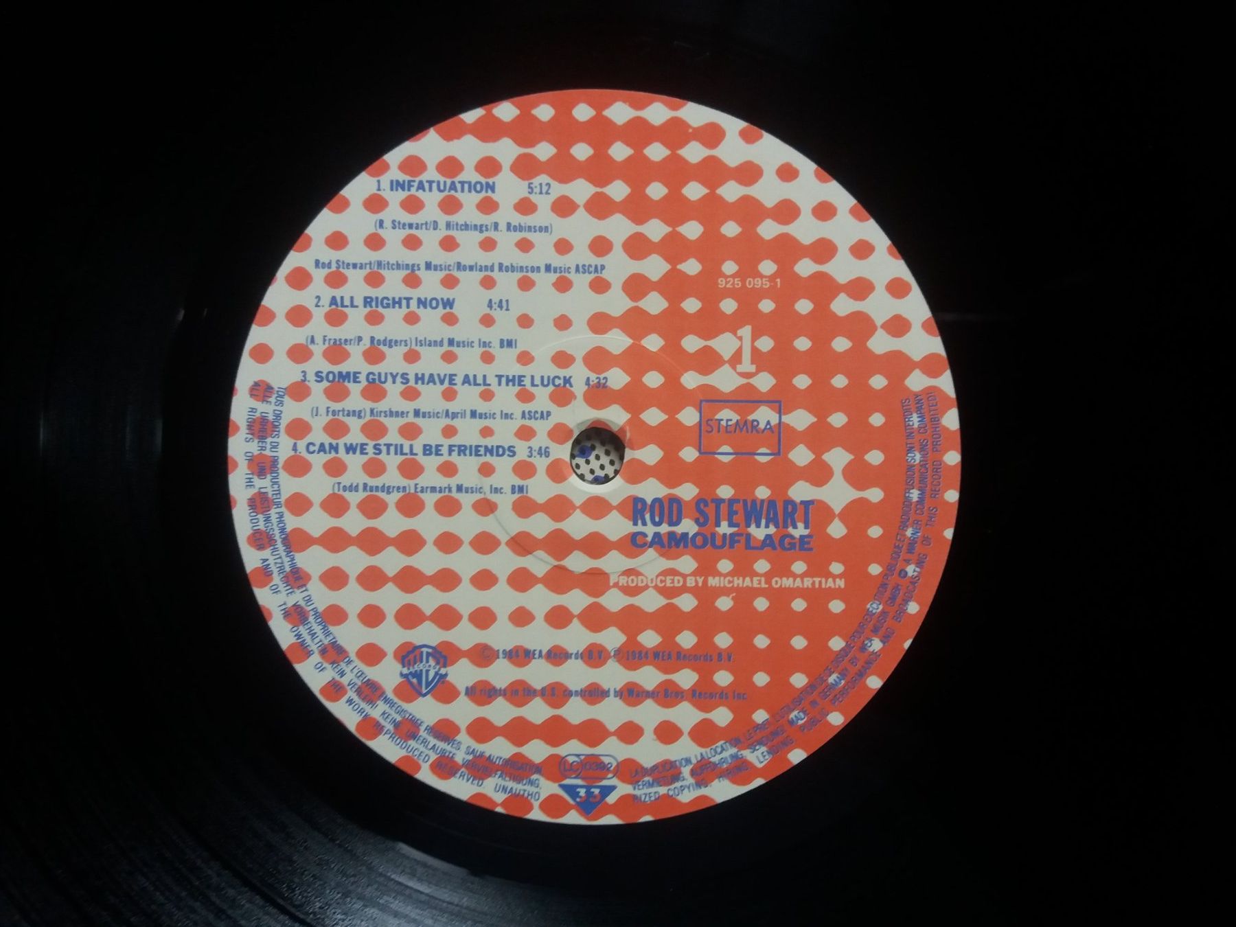 Dischi in vinile: LP (Rod Stewart) camouflage – Usato da Meyrin venduto da toutatis 4