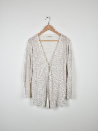 Hemisphere Cardigan Gr.38, 100% Leinen