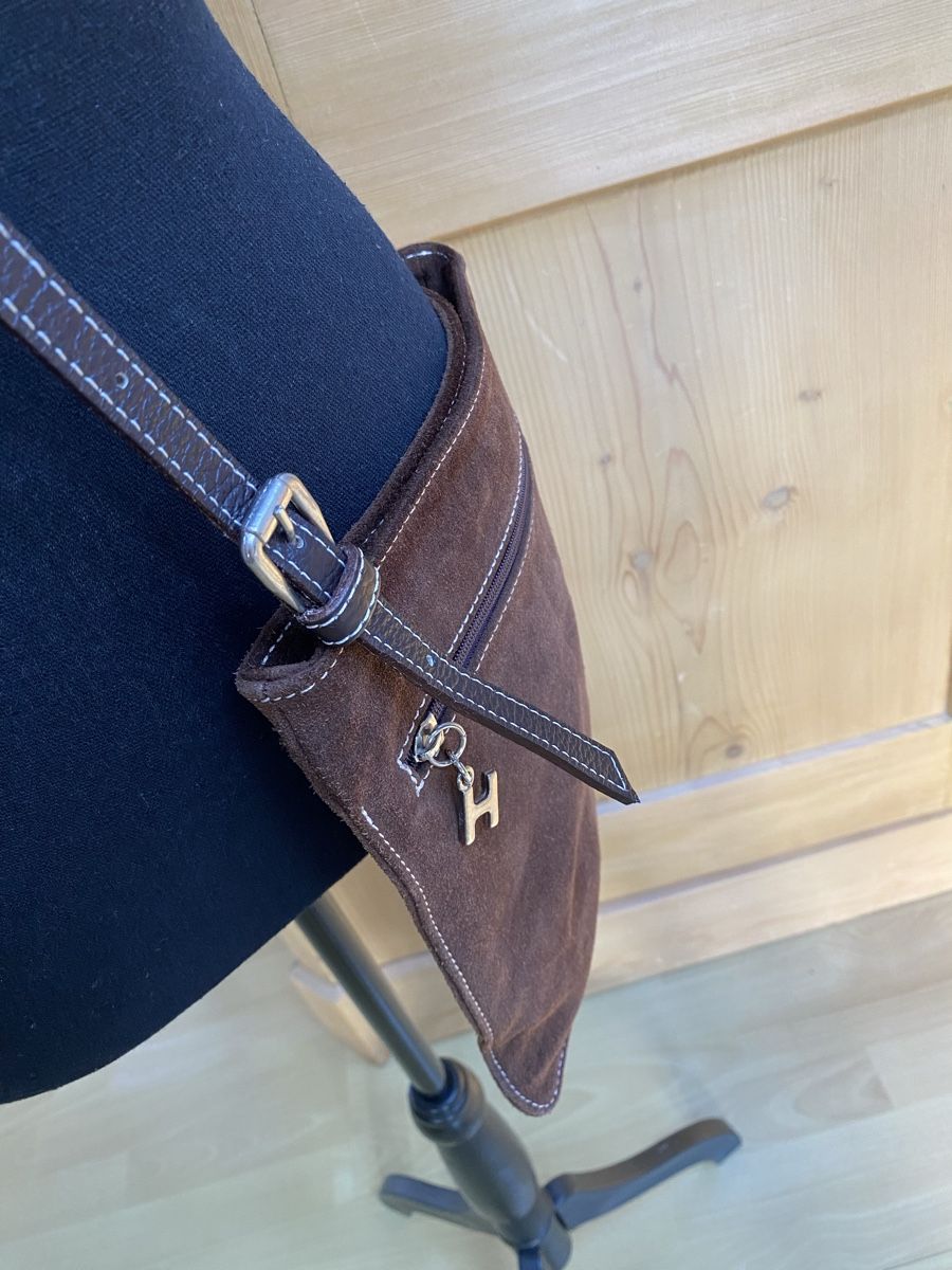 Borse da donna: Braune Wildledertasche, Umhängetasche – Nuovo (secondo la descrizione) da Buochs venduto da H16 3