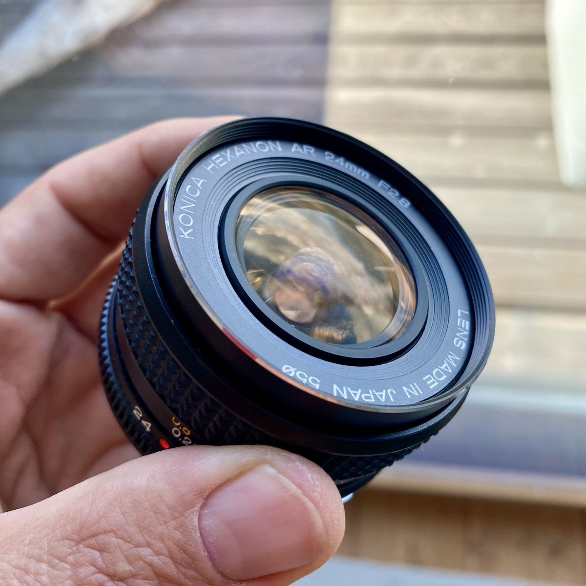 Konica Obiettivi: Konica Hexanon AR 24mm f2.8 - f22 – Usato da Stels venduto da sebmountain