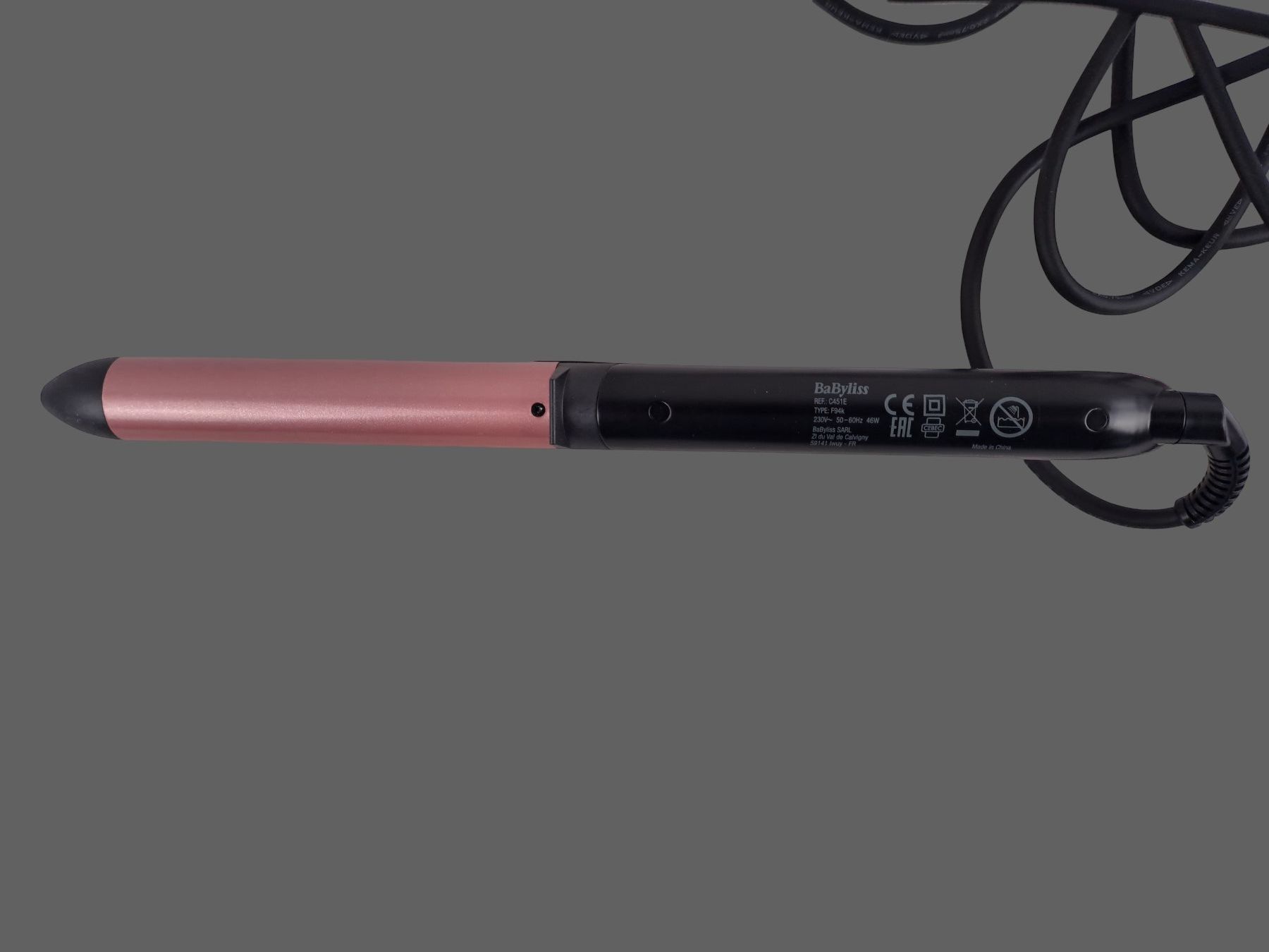 BaByliss Piastre & Arricciacapelli: BABYLISS 25 mm Lockenstab Typ C451E – Nuovo (secondo la descrizione) da Männedorf venduto da Restwert_Maennedorf 1