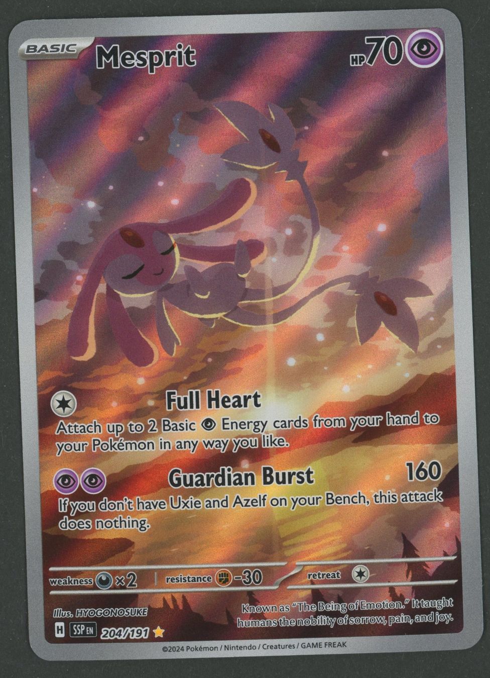 Pokémon Carte collezionabili: Mesprit IR 204/191 EN ab 1.- – Usato da Rupperswil venduto da gengarbasar