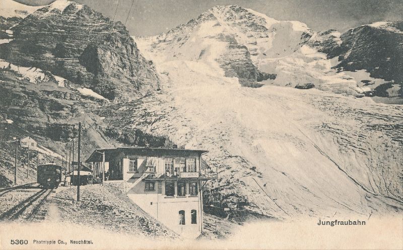 Ansichtskarten: Jungfraubahn + c1905 – Gebraucht aus Emmenbrücke von teestube